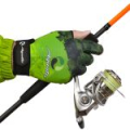 Перчатки демисезонные без пальцев Aquatic ПЧ-11 Softshell (цвет Camo Lime Khaki, размер L, печать AQ)