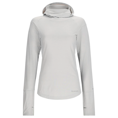 Термофутболка Simms Women's SolarFlex Cooling Hoody, Sterling, S