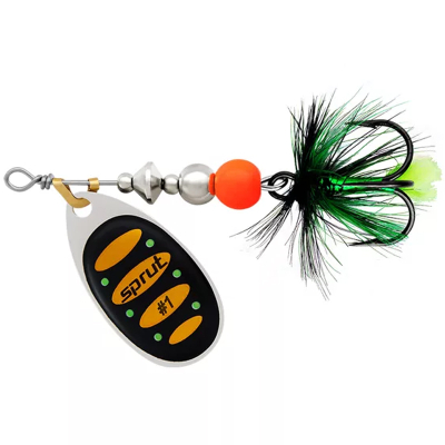 Блесна вращающаяся Sprut Alba Ball System Spinner #2 (5,5g/SBKO)