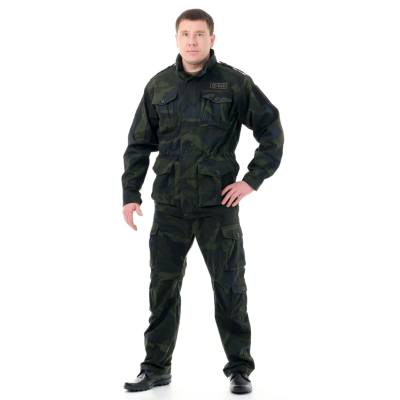 Костюм NovaTex «Нато» (хлопок, черно-зеленый кмф) 7.62, р-р 60-62 рост 182-188