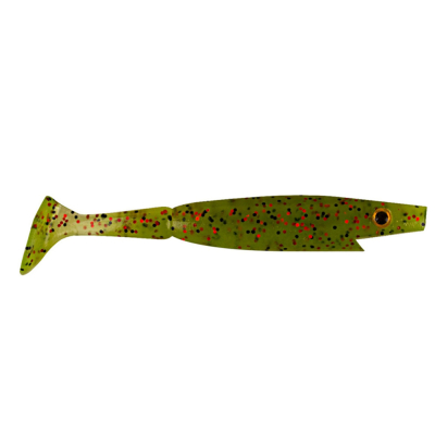 Съедобная резина Strike Pro Piglet Shad 10см 7гр 6шт. Watermelon Red Flake SP-172E#118