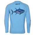 Лонгслив BKK Long Sleeve Performance Shirt New Tuna Light Blue р. S