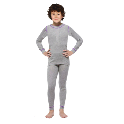 Термобельё Avi-Outdoor Junior NordKapp Neva цвет: серый/фиолетовый р-р 104-116
