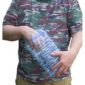 Ведро складное на 9 л ideaFisher Баклажка 9