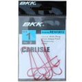 Крючок одинарный BKK Red Carlisle Bloodworm-R (A-BE-0119) #3/0 (8шт)