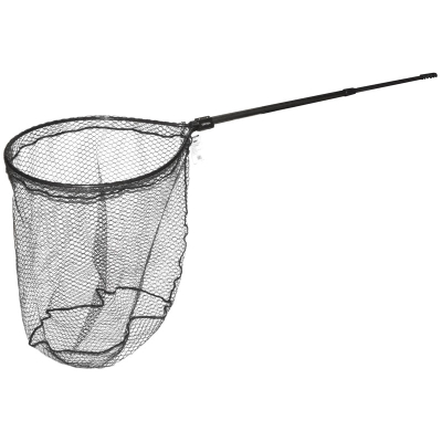 Подсачек лодочный GRFish Titan, 2.30м, 2сек., 80*60см, прорезиненный нейлон, ячейка 12*9мм, глубина 70см (GRLN#106)