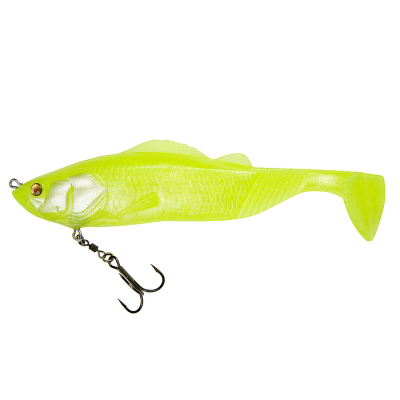Силиконовая приманка Adusta Pick Tail Swimmer 5" цв. #210 Chart White