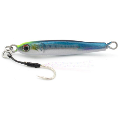 Пилькер Little Jack Micro Adict Asymmetry 30mm 3g цвет #09 CHART HEAD GLOW BELLY