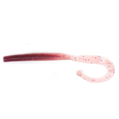 Силиконовая приманка Megabass Dot Worm 2 1/4" цв. Plum Grape Core Cherry Flake 00B9