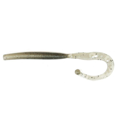 Силиконовая приманка Megabass Dot Worm 2 1/4" цв. Silver/Smoke Shad 00A7