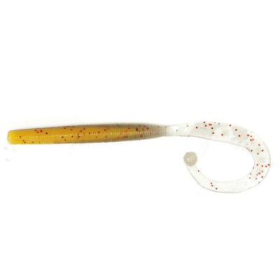 Силиконовая приманка Megabass Dot Worm 2 1/4" цв. Smoke Caramel Core 00B7