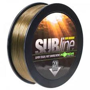 Леска Korda Subline Ultra Tough Sinking Mono Brown d-0.40мм 1000м SUB15B