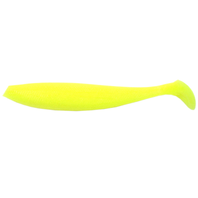 Силиконовая приманка Yaman Pro Sharky Shad 4,5" цвет #02 - Chartreuse (уп 5 шт.)