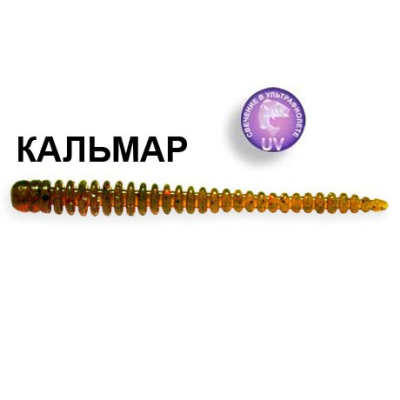 Силиконовая приманка Crazy Fish Cruel Leech 8-55-14-6 кальмар цв. UV Motor Oil (УФ моторное масло) 