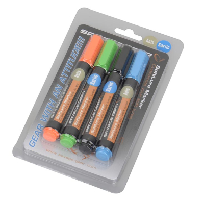 Маркеры Savagear Magic 4pcs (Orange, Green, Black, Blue) 48812