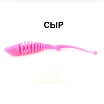 Силиконовые приманки Chuper Shark Tail 90мм Барби сыр