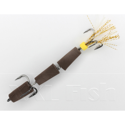 Приманка Мандула "Флажок" XXL Fish Модель 130 цв. Коричневый