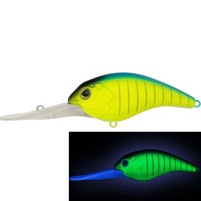 Воблер Strike Pro Crankee Deep Runner 100, 100 мм, 60 гр. цв. 597S Blue Mat Ti