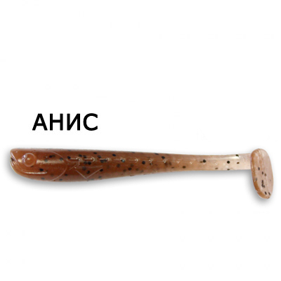 Силиконовая приманка Crazy Fish Nano Minnow 6-40-8-1 анис цв. coffee (кофе)