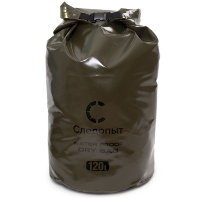 Гермомешок "Следопыт - Dry Bag" без лямок, 120 л, цв. хаки