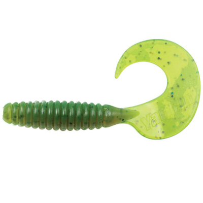 Силиконовая приманка Yaman Pro Spiral 4" цвет #10 - Green pepper (уп.5 шт)