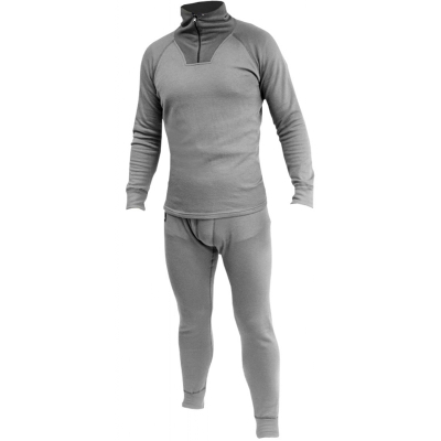 Комплект термобелья Woodland Microfiber Polar ZIP Thermo темно-серый р. S