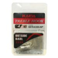 Крючки тройники Kaida Treble Hook (6070) #4 10шт
