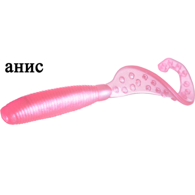 Твистер Flagman Helix 2" цв. pearly pink 12pc anis