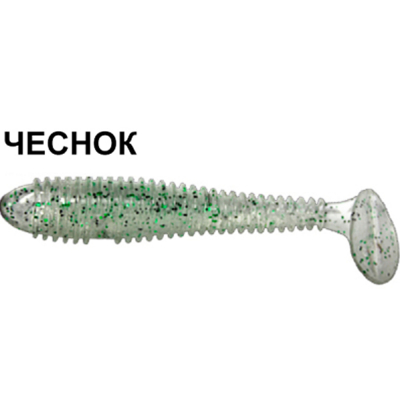 Силиконовая приманка Crazy Fish Vibro Fat 1-71-7-5 чеснок цв. ghost (призрак)