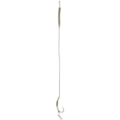 Поводок карповый Mikado Anti-Blow Out Rig 23см, кр. №8, 15 lbs (уп.-2шт.) AMC-PBO2-8
