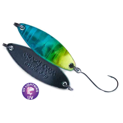 Блесна колеблющаяся Crazy Fish Swirl 3.3g цв. #80F