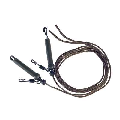 Противозакручиватель оснащенный Carpe Diem Helicopter Rig / Leadcre 45lb, 60cm Brown (2шт) CDHLR45B