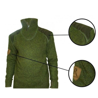 Свитер шерсть 100% Remington (зеленый) RM1100-306, р. L