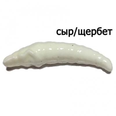 Мягкая приманка Trout Zone Paddle 1,6" Сыр/Щербет белый