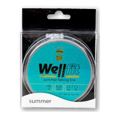 Леска DreamFish Well Fit Summer 100м 0.30мм 6.2кг