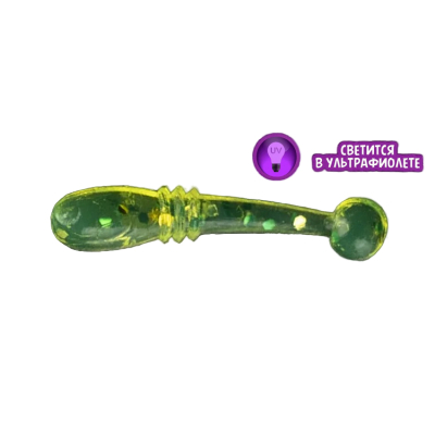 Силиконовые приманки Russian Bass - Бита 0,8" 20мм (20шт) цвет #008