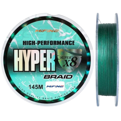 Плетёный шнур Mifine Hyper Braid 8X 145m (50020-18)