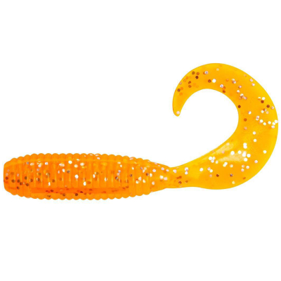 Силиконовая приманка Helios Тiny Credo 1,55"/4 см Orange & Sparkles 12шт. (HS-8-022)