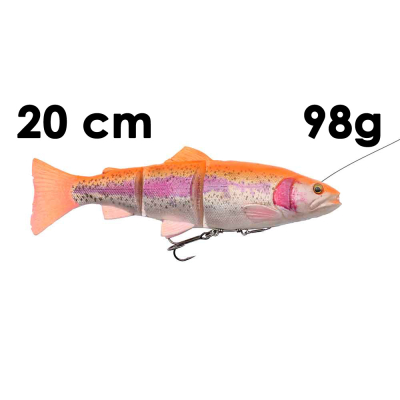 Приманка Savage Gear 4D Line Thru Trout MS 20cm 98g 02-Golden Albino 57394