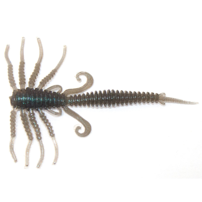 Силиконовая приманка Prizyor Alien 3" (75mm) цвет 008 Зелёная Искра