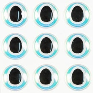 Глазки эпокс. овальн Orvis 3D Oval Pupil Adhesive Eyes Super Pearl 5/16
