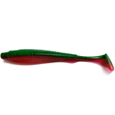Силиконовая приманка Zemex Moby 4" цвет LS08, в уп. 5 шт