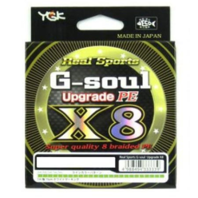 Шнур плетеный YGK G-soul X8 Upgrade 200 m. # 2 - 40 lb. 