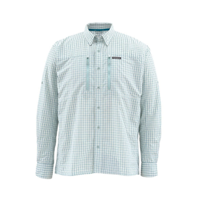 Рубашка Simms Bugstopper LS Shirt Seafoam Plaid размер XL