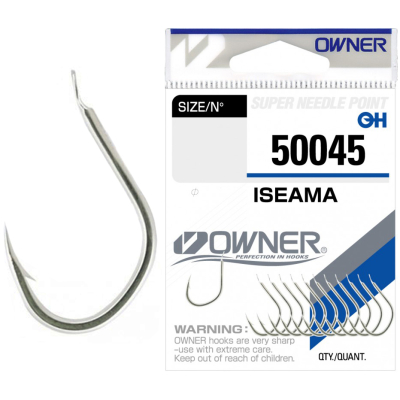 Крючок Owner Iseama Nickel №1 10шт