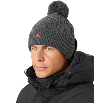 Шапка мужская Alaskan Knitted тёмно-серый (AMHPG)