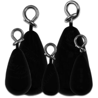 Набор крашеных грузов Призёр "Колокол" №2 (6 гр, 10 гр, 14 гр, 18 гр, 22 гр), цвет 04-черный (Pr-NKOLBSC-02-04)