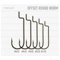 Крючки Metsui Offset Round Worm цвет bln, размер № 5/0, в уп. 6 шт