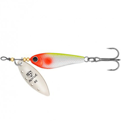 Блесна вращающаяся Sprut Alpina Long Spinner #2 (9g/CLN)