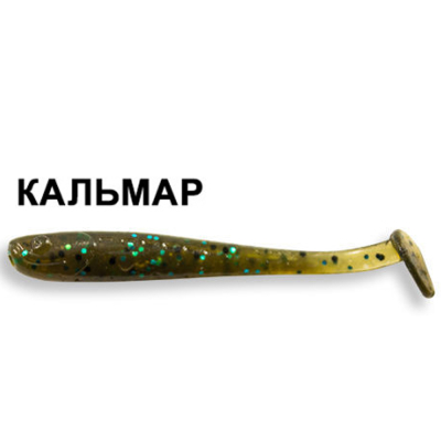 Силиконовая приманка Crazy Fish Nano Minnow 6-40-42-6 кальмар цв. green pumpkin bl. (зеленая тыква син.)